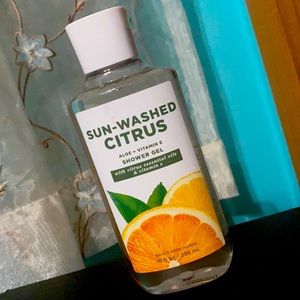 🍋BRAND NEW Sun-Washed Citrus Aloe & Vitamin E Bath and Body Works Shower Gel🍋